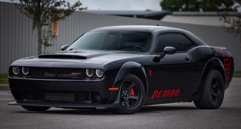 New 2026 Dodge Challenger SRT Demon Dimensions