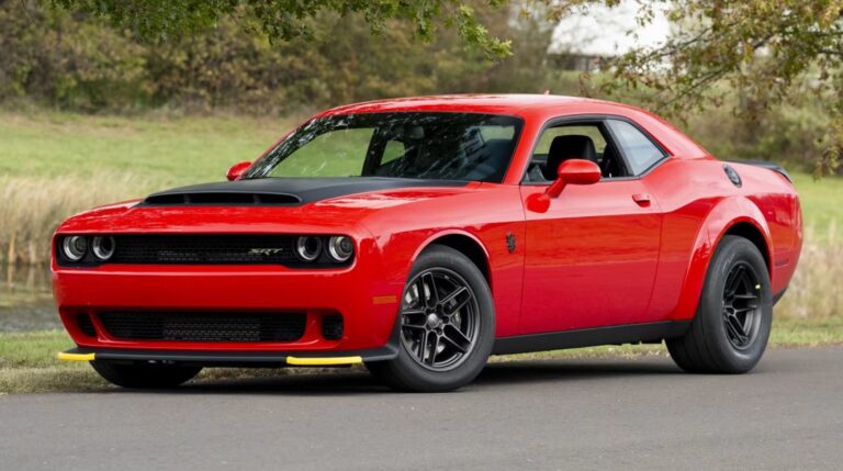 2027 Dodge Challenger SRT Demon 170 Dimensions